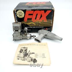 1981 FOX 19BBRC with Muffler 22000 RC Engine Model Airplane Motor Vintage with Box