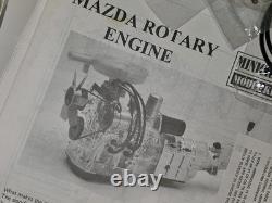 1996 Visible Mazda RX7 1/5 Scale Minicraft Model Rotary Engine, Motorized Action