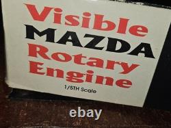 1996 Visible Mazda RX7 1/5 Scale Minicraft Model Rotary Engine, Motorized Action