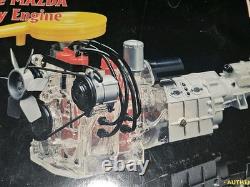 1996 Visible Mazda RX7 1/5 Scale Minicraft Model Rotary Engine, Motorized Action