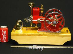 1/3 Scale Associated gas powered model Hit and Miss engine motor, antique &