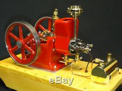 1/3 Scale Associated gas powered model Hit and Miss engine motor, antique &