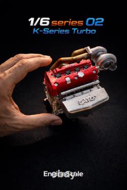 1/6 Scale Honda K-Series Turbo Engine Model