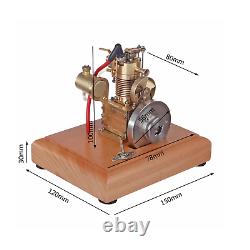 1.6cc Mini Vertical Stirling Engine Motor 4-Stroke Gasoline Model Air-Cooled NEW