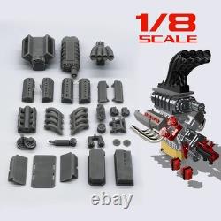 1/8 Scale Top Fuel Hemi Supercharged Engine Resin Model Kit