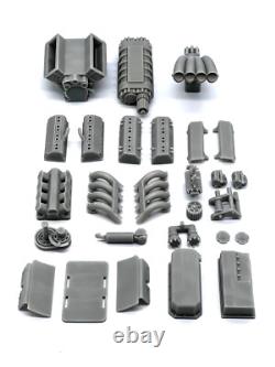 1/8 Scale Top Fuel Hemi Supercharged Engine Resin Model Kit