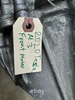 2020 TESLA Performance Model 3 Front Electric Driver Engine Motor Assembly 32K