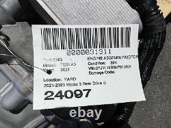 2021-2023 Tesla Model 3 M3 Rear Drive Unit Engine Electric Motor Low Current AWD