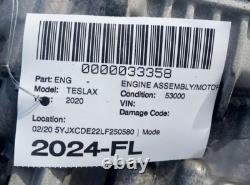 20-21 Tesla Model S X Electric Engine Motor Rear Small Drive Unit 1037000-20-A