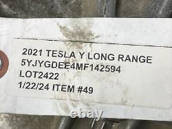 20-22 Tesla Model Y Rear Awd Long Range Dual Engine Electric Motor Oem Lot2422