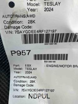 24 TESLA MODEL Y Engine/motor Brain Box awd