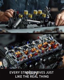 2820 Pcs Visible L6 Internal Combustion Ohc Engine Manual Working Model DIY Kit