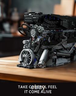 2820 Pcs Visible L6 Internal Combustion Ohc Engine Manual Working Model DIY Kit