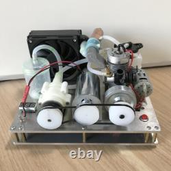 2-Stroke Water Cooled Methanol Engine Generator Model Toy DIY Nitro Engine Motor