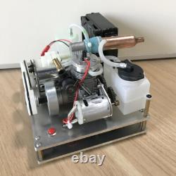 2-Stroke Water Cooled Methanol Engine Generator Model Toy DIY Nitro Engine Motor