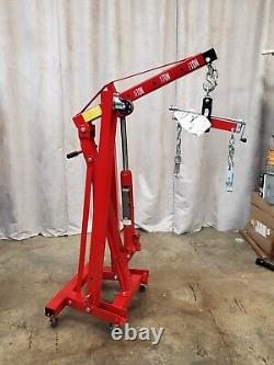 2-ton engine motor hoist lift by Torin, model T32002. LIKE NEW USED ONCE