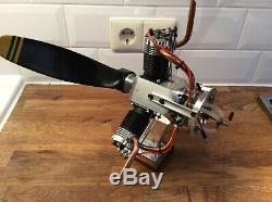 3 Cylinder Radial Model Engine Rc Airplane Sternmotor Motor No Steam Wt2123-3