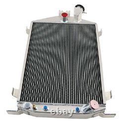 4Row Aluminum Radiator For 1932 FORD MODEL HI BOY GRILL SHELL CHEVY MOTOR ENGINE