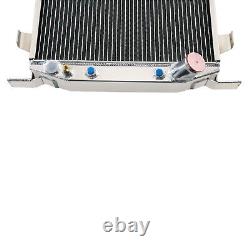 4Row Aluminum Radiator For 1932 FORD MODEL HI BOY GRILL SHELL CHEVY MOTOR ENGINE