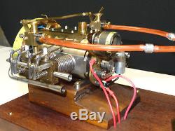 4 Cylinder Scale Gas Model Engine Dale Detrich designed antique motor hit miss