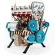 4 Cylinder Visible Internal Combustion Ohc Engine Motor Working Model Diy Kit