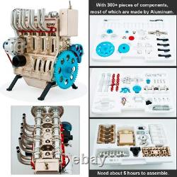 4 Cylinder Visible Internal Combustion Ohc Engine Motor Working Model DIY Kit