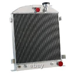 4 Row Radiator Shroud Fan For 1932 FORD MODEL HI BOY HOT ROD CHEVY MOTOR ENGINE