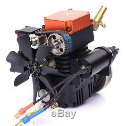 4 Stroke RC Engine Water Cooled Gasoline Model Engine Kit Starting Motor For RC