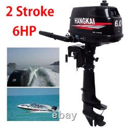 6HP 2Stroke Outboard Motor Fishing Boat Engine Water Cooling Model CDI 102CC