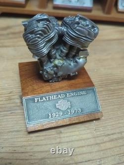 6 Harley Davidson Authentic Replica Pewter Motor Engine Models And Case READ