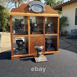 6 Harley Davidson collectable Authentic replica pewter motor engine models