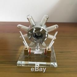 8 Cylinder Hot Air Stirling Engine Model Toy Mini Air-cooled Motor Engine Toy