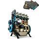 Adult Diy Assembly Engine Model Kit Micro V4 Engine Motor Mechanical Hobby Gift