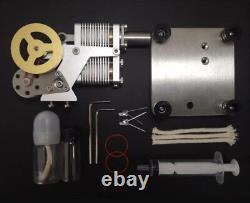 Air Stirling Engine Model Motor Toy High-Power Metal Generator Model Gift