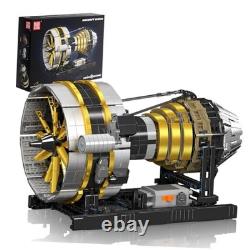 Aircraft Engine Toys Building Sets, Mini Engine Model with Motor, 10141 STEM