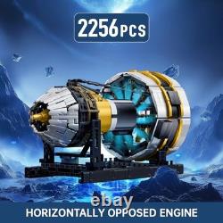 Aircraft Engine Toys Building Sets, Mini Engine Model with Motor, 10141 STEM
