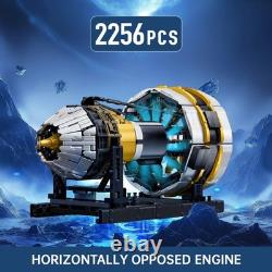 Aircraft Engine Toys Building Sets, Mini Engine Model with Motor, 10141 STEM