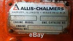 Allis Chalmers D2800 Diesel Engine 6-Cyl Mechanical Catalog# 4007440 Combine