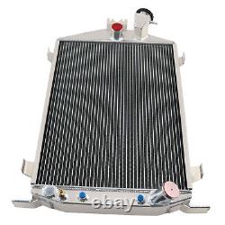 Aluminum 3Row Radiator Fit 1932 FORD MODEL HI BOY GRILL SHELL CHEVY MOTOR ENGINE