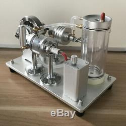 Amazing Cool Hot Air Stirling Engine Model Self-circulating Water Cooling Motor