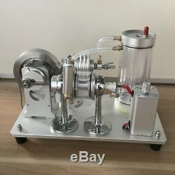 Amazing Cool Hot Air Stirling Engine Model Self-circulating Water Cooling Motor