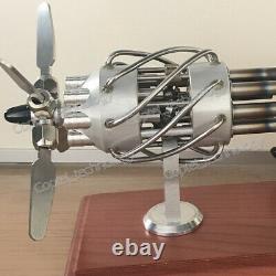 Amazing Cool Hot Air Stirling Engine Model Toy DIY 8-Cylinder Generator Motor