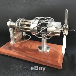 Amazing Cool Hot Air Stirling Engine Model Toy Mini Aircraf Propeller Aero Motor