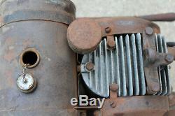 Antique Briggs and Stratton Engine Model MF Motor Vintage Lever Start Cast Iron