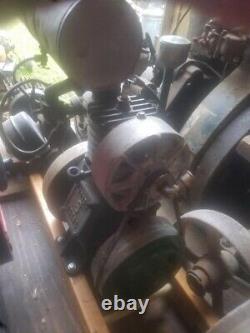 Antique IDEAL Model S Gas Engine. Mower Upright Motor Hit & Miss