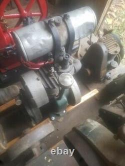 Antique IDEAL Model S Gas Engine. Mower Upright Motor Hit & Miss