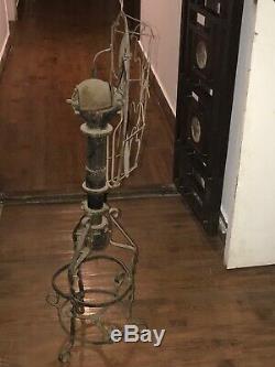 Antique Lake Breeze Motor Floor Model B Kerosene Stirling Engine Hot Air Fan