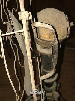 Antique Lake Breeze Motor Floor Model B Kerosene Stirling Engine Hot Air Fan