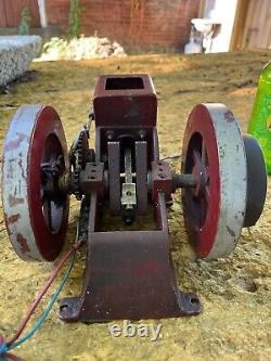 Antique Vintage Hit Miss Engine Model 1950-60s Working Gas Engine New Holland