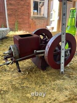 Antique Vintage Hit Miss Engine Model 1950-60s Working Gas Engine New Holland